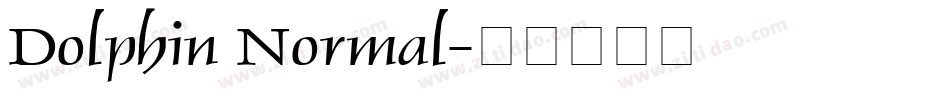 Dolphin Normal字体转换